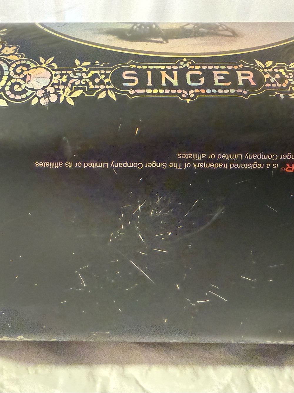 Black Floral Beaded Handle Vanity Bag - Picture 4 of 5